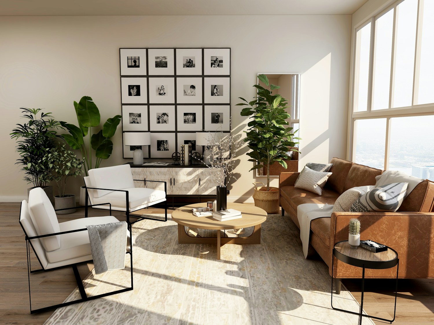 Illustrative studio interior